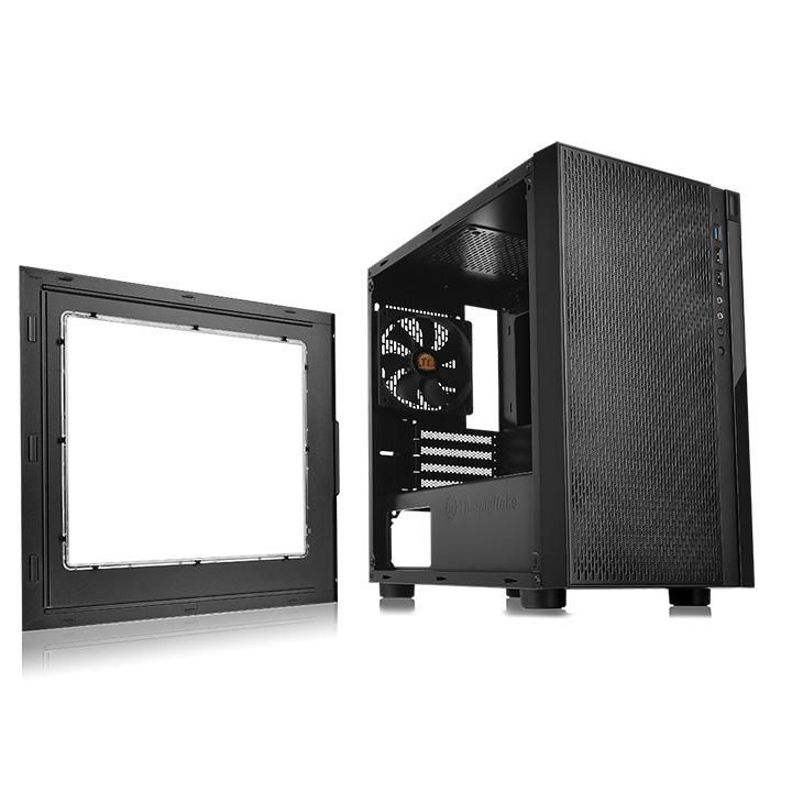 Корпус mATX Thermaltake Versa H18 Window черный (без БП mATX 4x120mm 3x140mm 2xUSB2 0 1xUSB3.0)