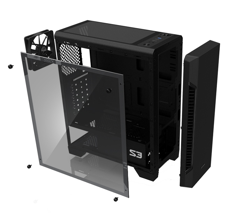 Корпус ATX ZALMAN S3 BLACK
