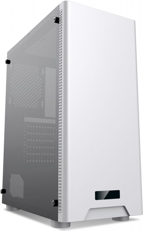 Корпус ATX Formula CL-3301W TG белый без БП (1x120mm,2xUSB2.0,1xUSB3.0,audio bott PSU)