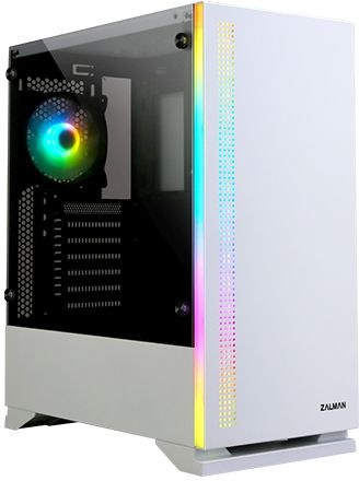 Корпус ATX Zalman S5 белый (без БП/6x120mm 2x140mm 2xUSB2.0 1xUSB3.0 audio)
