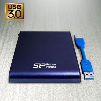 Накопитель HDD USB 1Tb Silicon Power Armor A80 (USB 3.2, 2,5") синий SP010TBPHDA80S3B