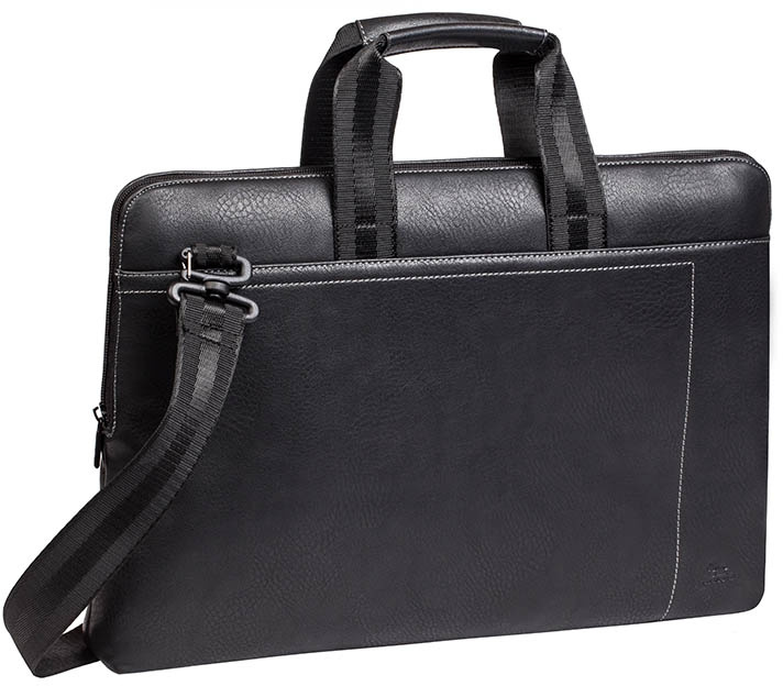 Сумка для ноутбука 15.6" Riva 8930 черный искусственная кожа