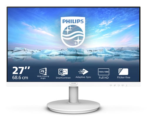LCD монитор 27" Philips V Line 271V8AW/01 белый FHD IPS 4ms 75Hz