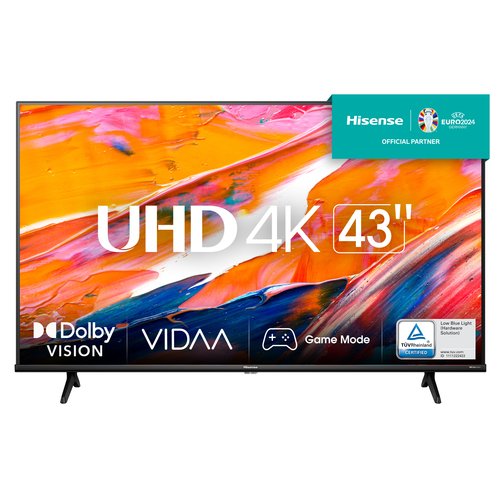 Телевизор 43" Hisense 43A6K черный 4K Ultra HD 60Hz