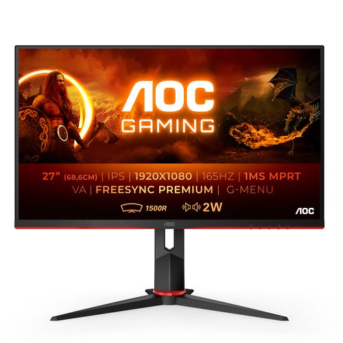 LCD монитор 27" AOC C27G2AE 165Гц 