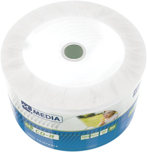 Диск CD-R MyMedia 700Mb 52x Pack wrap Printable