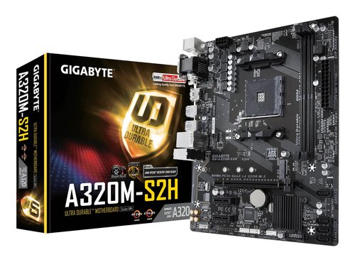 Материнская плата GIGABYTE GA-A320M-S2H (R)