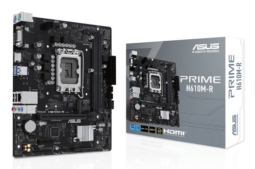 Материнская плата S1700 mATX ASUS PRIME H610M-R-SI DDR5