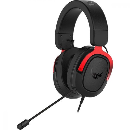 Игровые наушники ASUS TUF Gaming H3 чёрно-красные (7.1 виртуально, 50мм, неодимовые магниты, 32 Ом, 