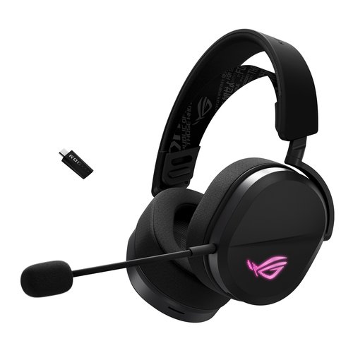 Гарнитура беспроводные ASUS A501 ROG PELTA (USB-C,2.4GHz/BT,309g,20Hz~20kHz,RGB Lighting)