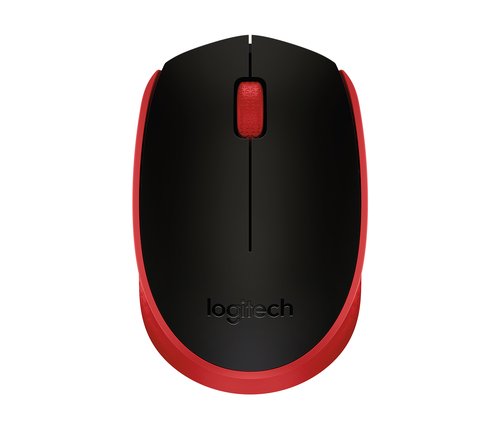 Мышь беспроводная оптическая Logitech M171 Red