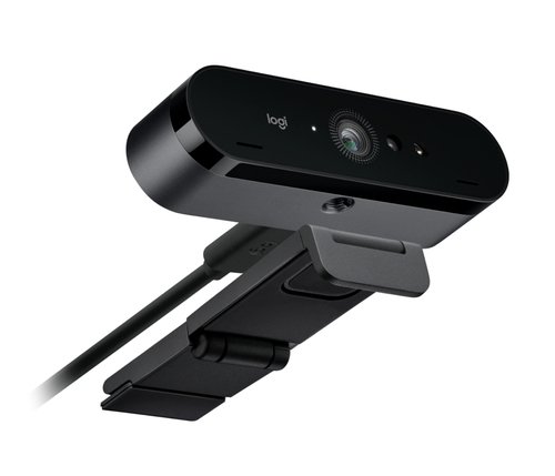 Веб-камера Logitech Brio черный 13Mpix