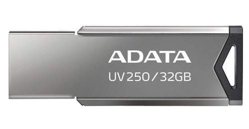 USB-флеш-накопитель 32Gb A-Data UV250 AUV250-32G-RBK USB2.0 серебристый 