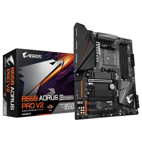 Мат.плата Socket AM4 GigaByte B550 AORUS PRO V2