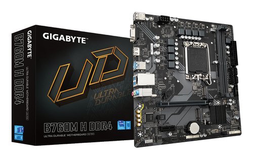 Материнская плата S1700 mATX GigaByte B760M H DDR4