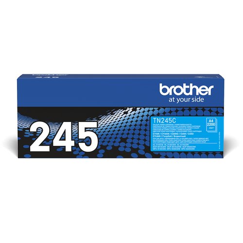 Тонер-картридж Brother TN-245C Cyan 7Q для принтера HL-3140 2200 копий 