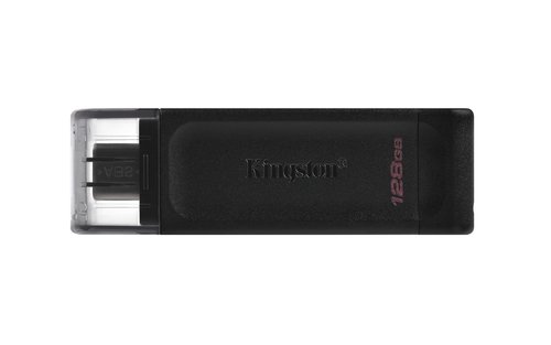 USB Flash накопитель 128Gb Kingston DataTraveler 70 DT70/128GB USB3.2 черный