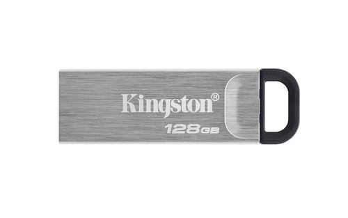 USB Flash накопитель 128Gb Kingston DataTraveler Kyson DTKN/128GB USB3.2 серебристый/ черный