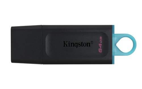 USB-флеш-накопитель 64GB Kingston DataTraveler Exodia DTX/64GB USB3.2 черный/голубой 