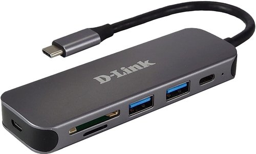 USB-концентратор USB2.0 D-Link DUB-2325 2порт. черный