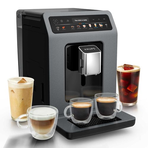 Кофемашина автоматическая Krups Evidence Hot & Cold EA898GF0 [1450 Вт, 15 Бар, автоматический, 2.3л]