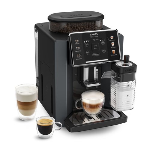 Кофемашина автоматическая KRUPS Sensation Milk EA912B10 [1450 Вт, 15 Бар, автоматический, 2 л]