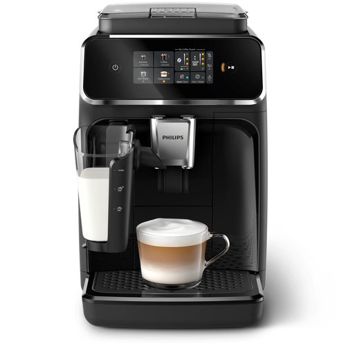 Кофемашина автоматическая Philips LatteGo EP2331/10 глянцевый чёрный [1500 Вт, 15 Бар]