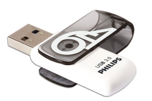 USB флеш-накопитель 64GB PHILIPS VIVID3.0 64GB, USB 3.0