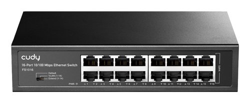 Коммутатор Cudy FS1016 (16 портов, 100Мбит/с) неуправляемый