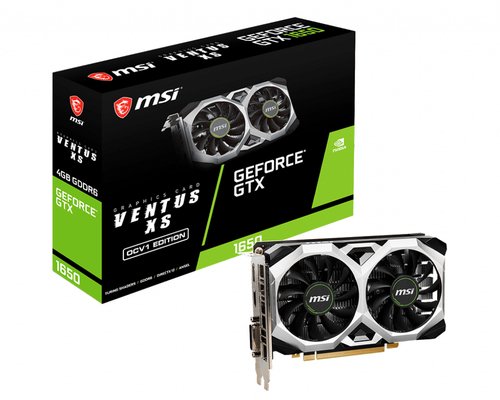 Видеокарта MSI GeForce GTX 1650 Ventus XS OC V1 4GB (Дубль 0)