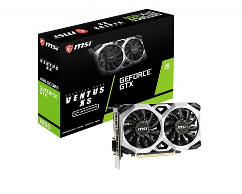 Видеокарта MSI GeForce GTX 1650 Ventus XS D6 4GB