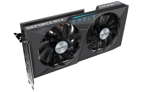 Видеоадаптер PCI-E 12288Mb RTX3060 EAGLE-12GD LHR GigaByte