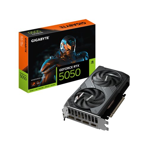 Видеокарта Gigabyte GeForce RTX 5050 Windforce OC 8GB