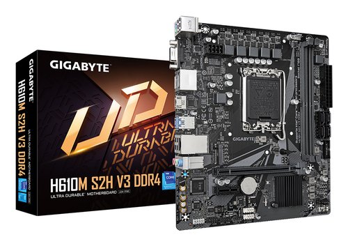 Материнская плата S1700 mATX GIGABYTE H610M S2H V3 DDR4