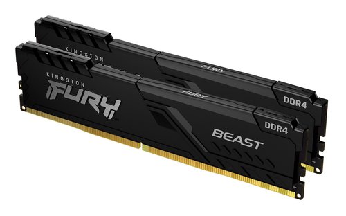 DIMM DDR4 16384Mb 2x8Gb PC4-21300 DDR4-2666MHz Kingston FURY Beast