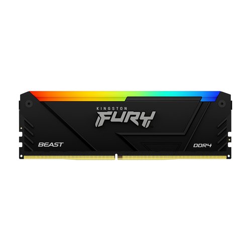 DIMM DDR4 8192Mb PC4-25600 3200MHz Kingston FURY Beast Black RGB