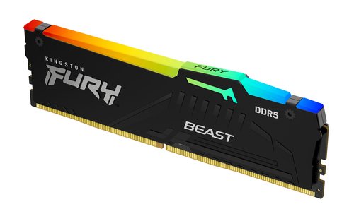 DIMM DDR5 16384Mb 6400MHz Kingston Fury Beast Black RGB EXPO (KF564C32BBEA-16)