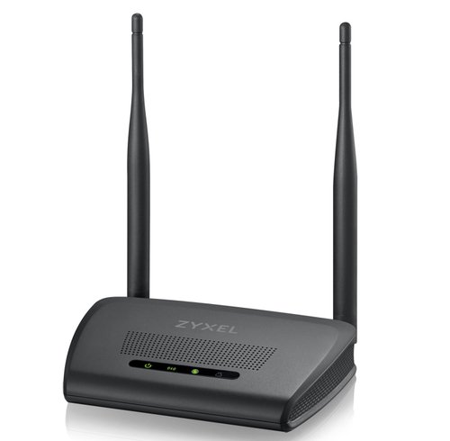 Маршрутизатор Zyxel NBG-418N v2 (NBG-418NV2-EU0101F) N300 10/100BASE-TX черный