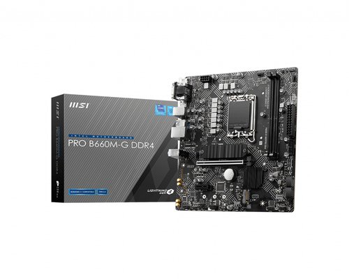 Материнская плата S1700 mATX MSI PRO B660M-G DDR4