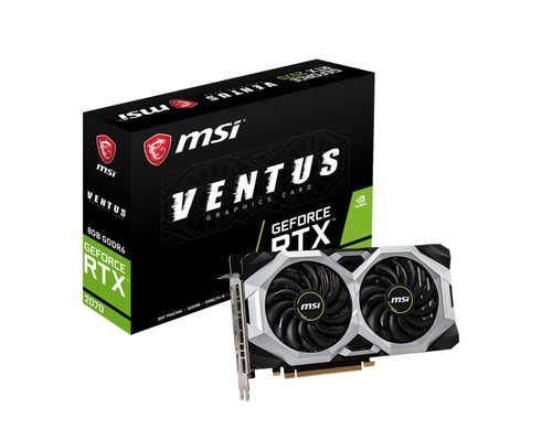 Видеокарта MSI GeForce RTX 2070 Ventus 8GB
