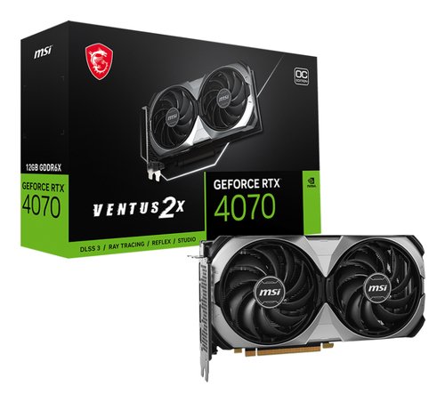 Видеокарта MSI GeForce RTX 4070 Ventus 2X E OC 12GB