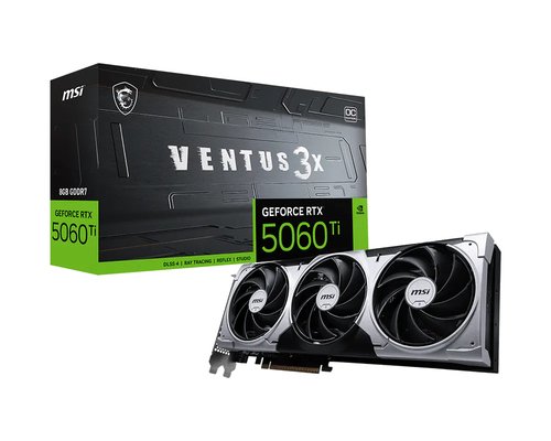 Видеокарта MSI GeForce RTX 5060 Ti Ventus 3X OC 8GB