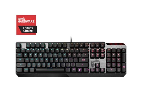 Клавиатура MSI GAMING BLACK RU VIGOR GK50 LOW PROFILE RU RGB