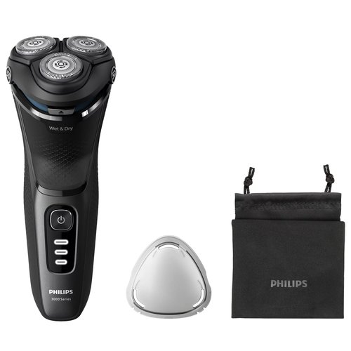 Бритва роторная Philips S3244/12 черный
