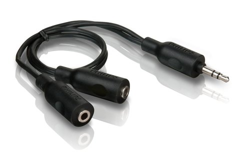 Аудиокабель разветвитель Philips mini jack 3.5 mm - mini jack 3.5 mm