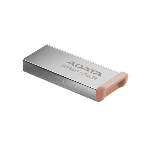 USB-флеш-накопитель 64Gb A-Data UR350-64G-RSR/BG USB3.2 серебристый/коричневы