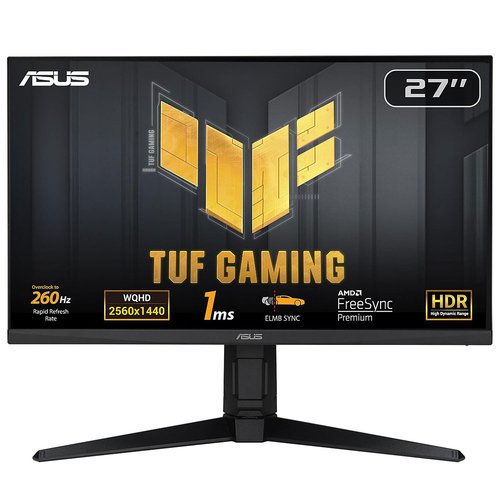 LCD монитор 27" ASUS TUF Gaming VG27AQML1A QHD Black IPS,260Hz,1ms