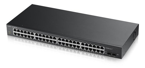 Коммутатор / GS1900-48-EU0102F / Zyxel GS1900-48 Smart L2 switch rack 19", 48xGE, 2xSFP