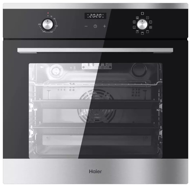Духовой шкаф Haier HOX-P09CGBX (А класс,76 л,9режимов,ручки/сенсор.панель,250 *С,мелко