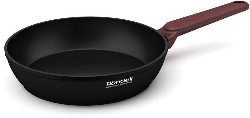 Сковорода Rondell Bojole RDA-2025 круглая 28см покрытие: Xylan Plus ручка несъемная черный